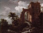 Jacob van Ruisdael, A ruined Entance gate of  Brederode Castle